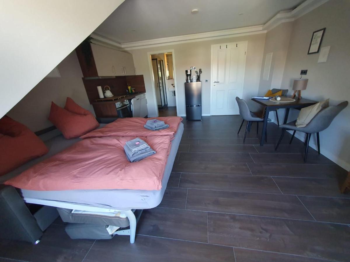 Neumuehler Hof- Ferienwohnung "Benjamin" Mit Grosser Privater Dachterasse Und Guter Anbindung In Die City Schwerin  Eksteriør bilde